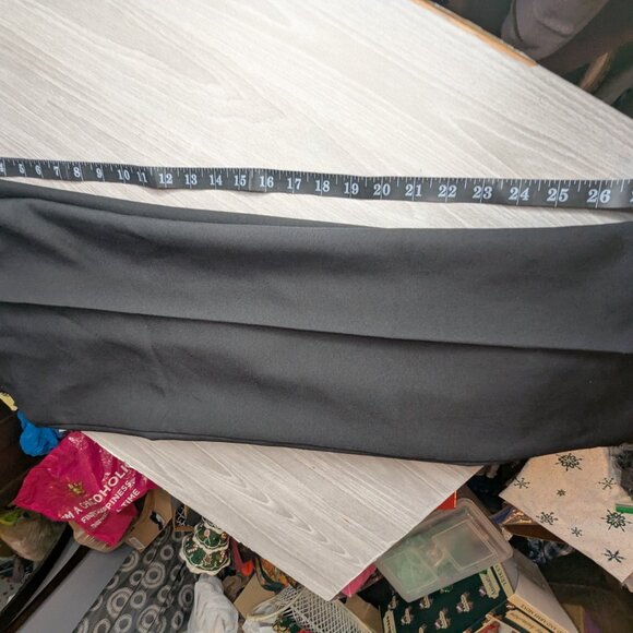 Liz Baker Black Straight Leg Dress Pants Zipper & Button Closure Women's Size 18 - Picture 11 of 15